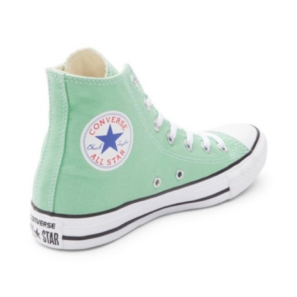 Converse Shoes - Converse Womens Mint Hi Chuck Taylor Shoes 8 High